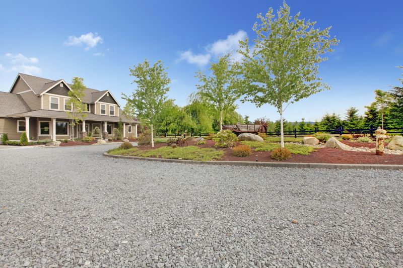 Landscaped Driveway