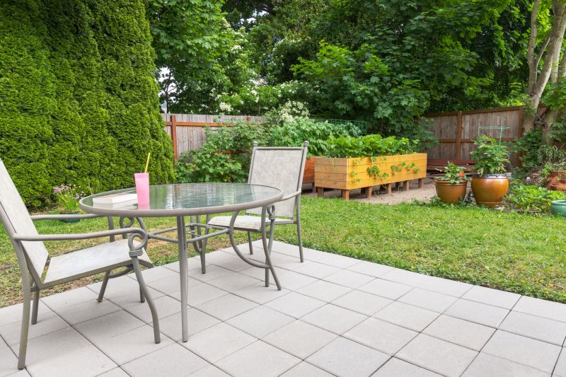 Outdoor Seating Area with Pavers