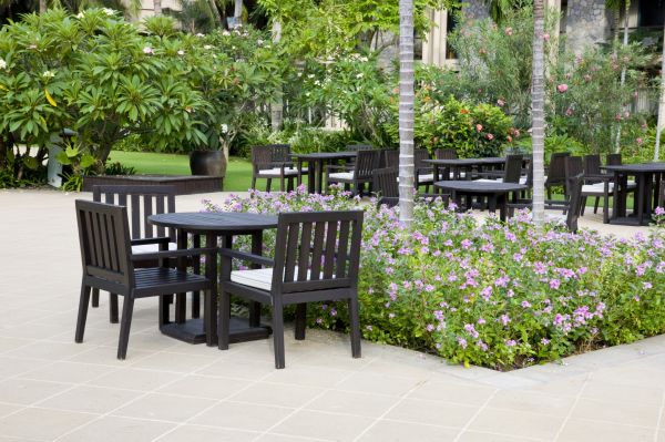Courtyard Landscaping in Greenville