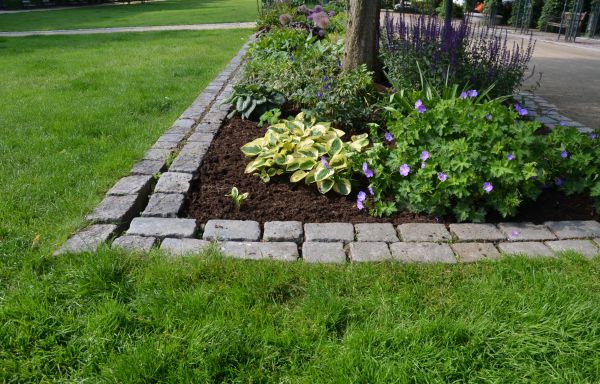 Flower Bed Mulching in Greenville
