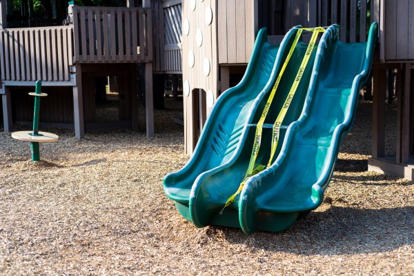 Play Area Mulch Installation in Greenville