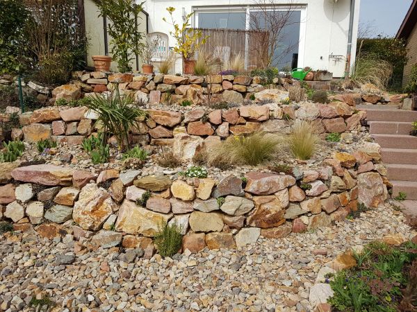 Rock Garden Construction in Greenville