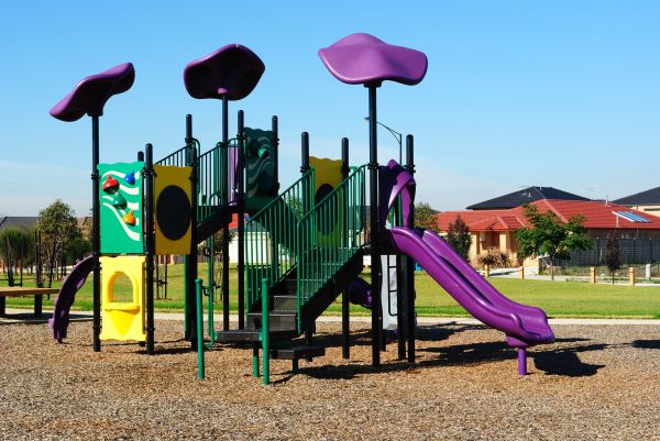 Playground Mulch Removal in Greenville