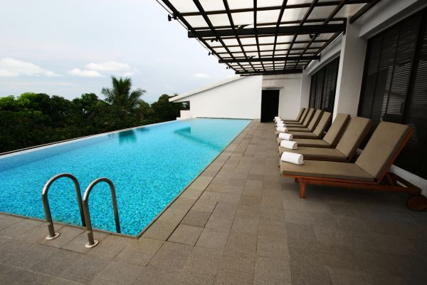 Pool Patio Landscaping in Greenville